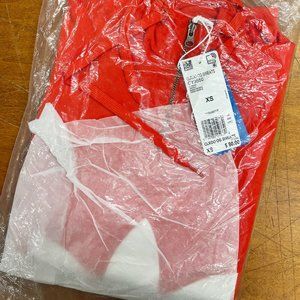 [CY3550] Adidas CLRDO OG SWEATSHIRT HOODIE Women RED [NWT]